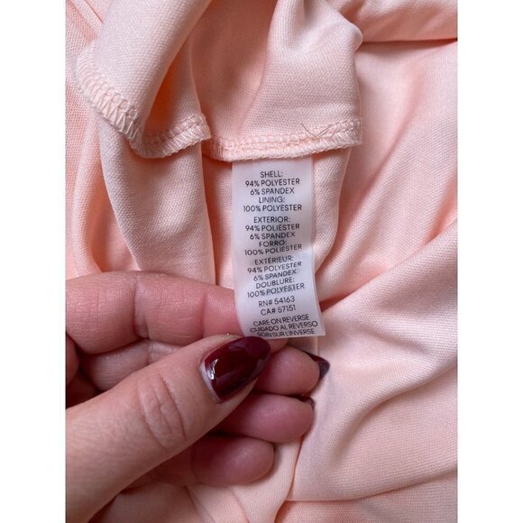 Calvin Klein Women seamed sleeveless in nectar Dress BNWOT sz 4 - Picture 6 of 7